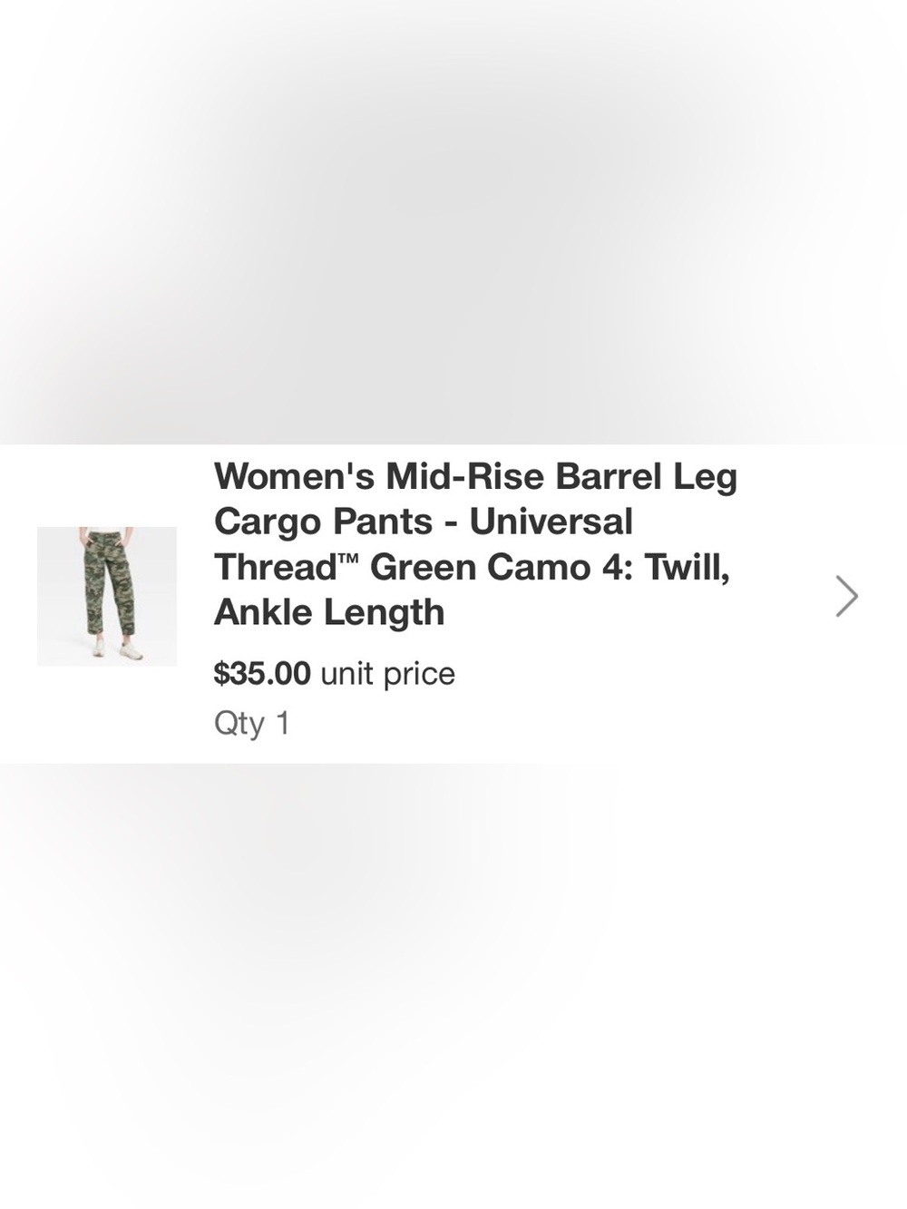 Universal Thread Olive & Khaki Camouflage Cargo Pants - Picture 4 of 6